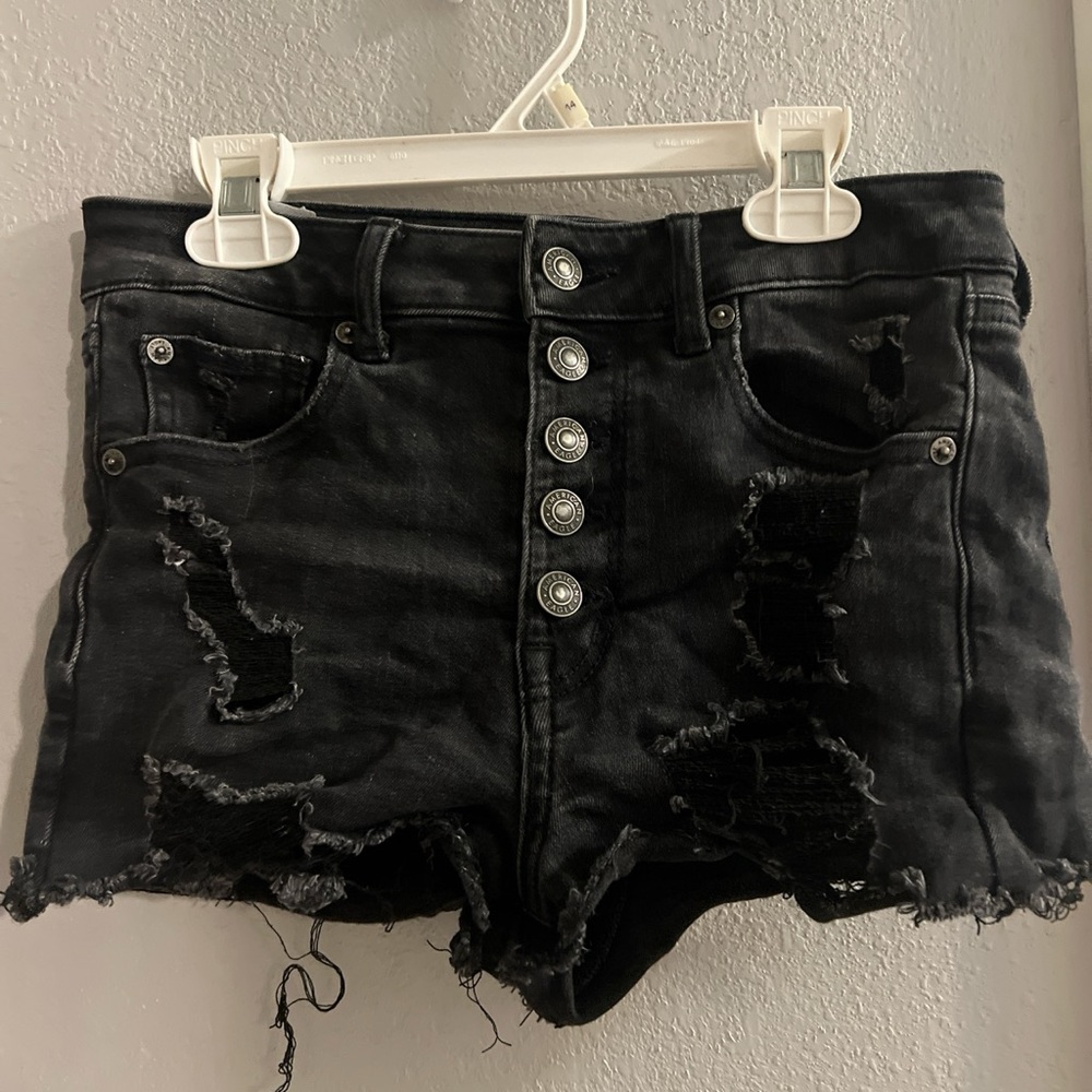 american eagle stretch shorts